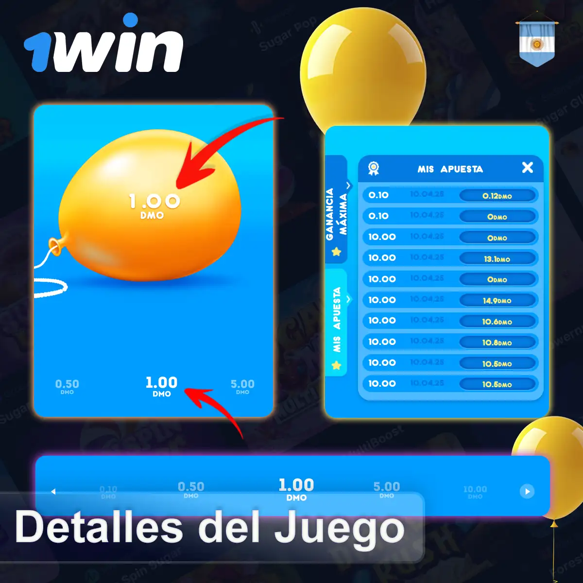 Información detallada sobre el juego 1win Balloon y su funcionamiento